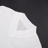 Women's Ruched V-Neck Slim Fit Tee