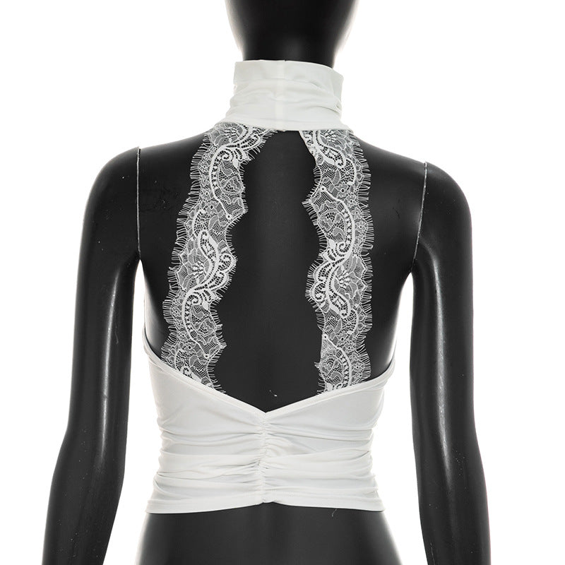 Women's Strapless Ruched Tube Top
