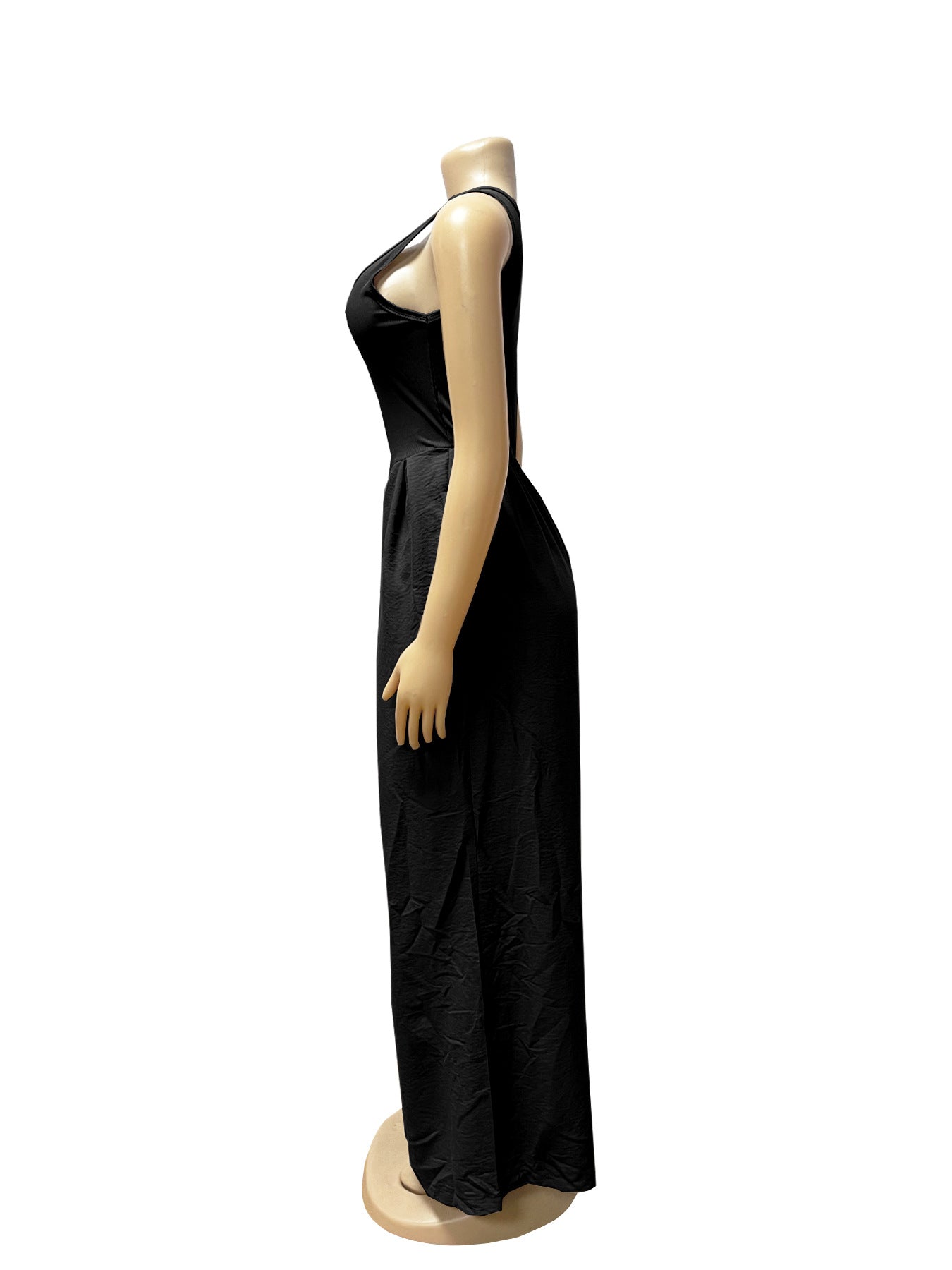Sleeveless Wide Leg Jumpsuit