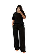 Relaxed Tee & Wide Leg Pants Set