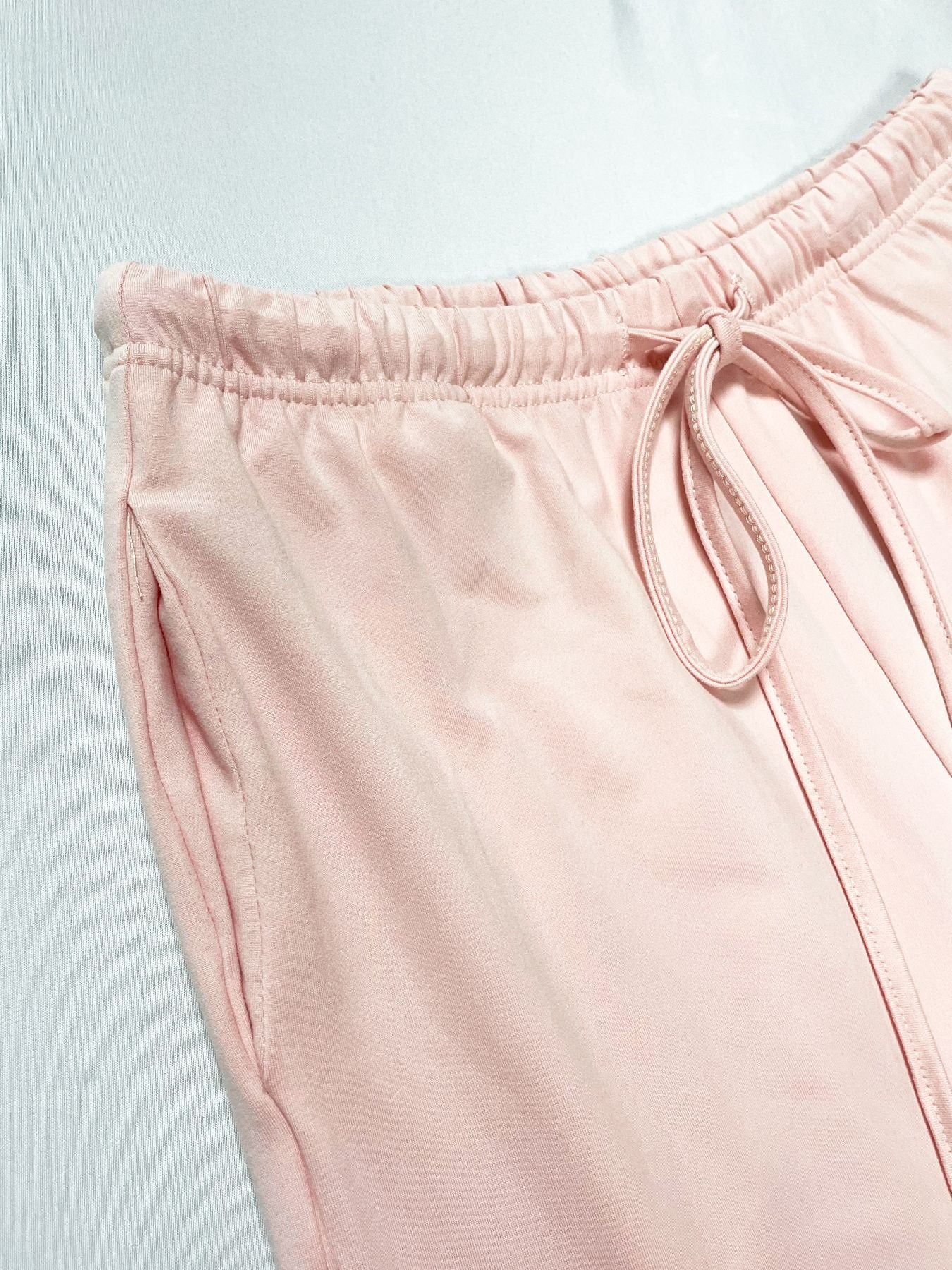 Halter Crop Top & Wide Leg Pants Set