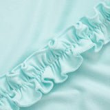 Women's Ruffle Trim Crop Top