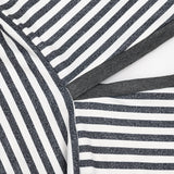Women's Striped V-Neck Mini Dress