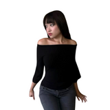 Women's Off Shoulder Knit Top