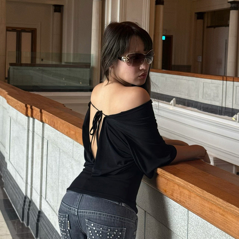 Women's Off Shoulder Knit Top
