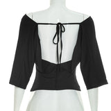 Women's Off Shoulder Knit Top