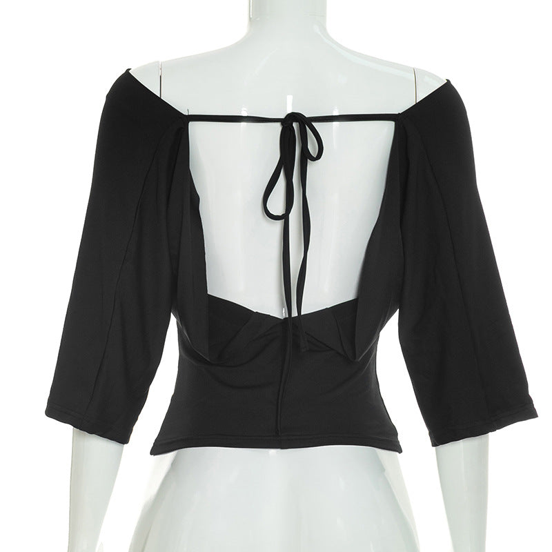 Women's Off Shoulder Knit Top