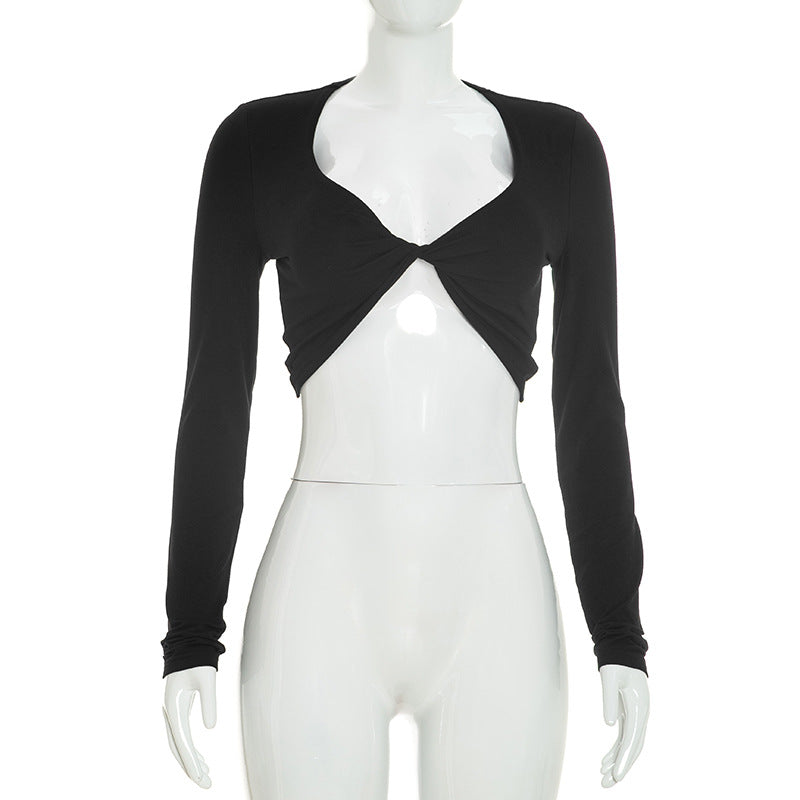 Women's Twist Front Crop Top