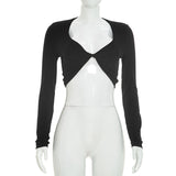 Women's Twist Front Crop Top