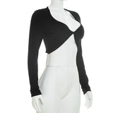 Women's Twist Front Crop Top