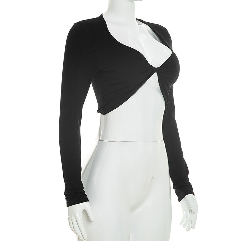 Women's Twist Front Crop Top