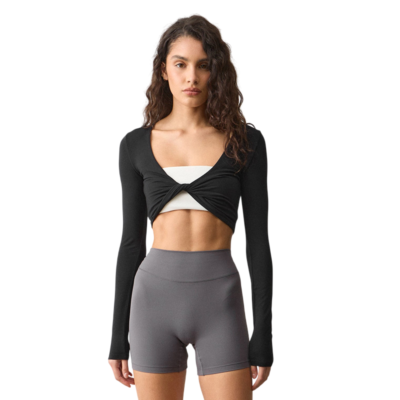 Women's Twist Front Crop Top