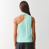 Women's One Shoulder Halter Top