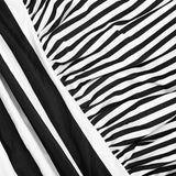Women's Striped Halter Mini Dress