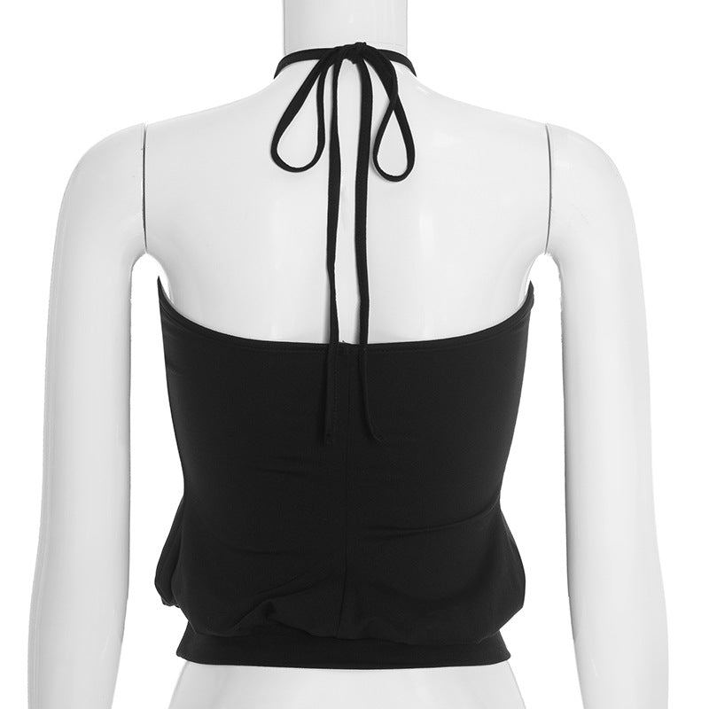 Women's Halter Neck Sleeveless Top