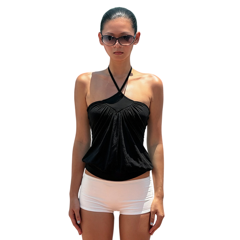 Women's Halter Neck Sleeveless Top