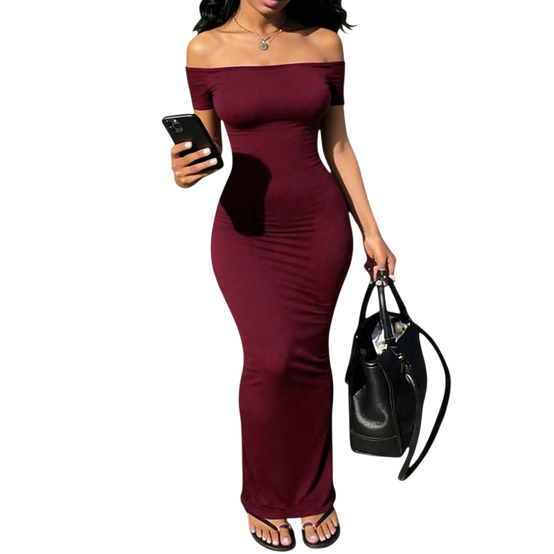 Women's Off Shoulder Maxi Dress