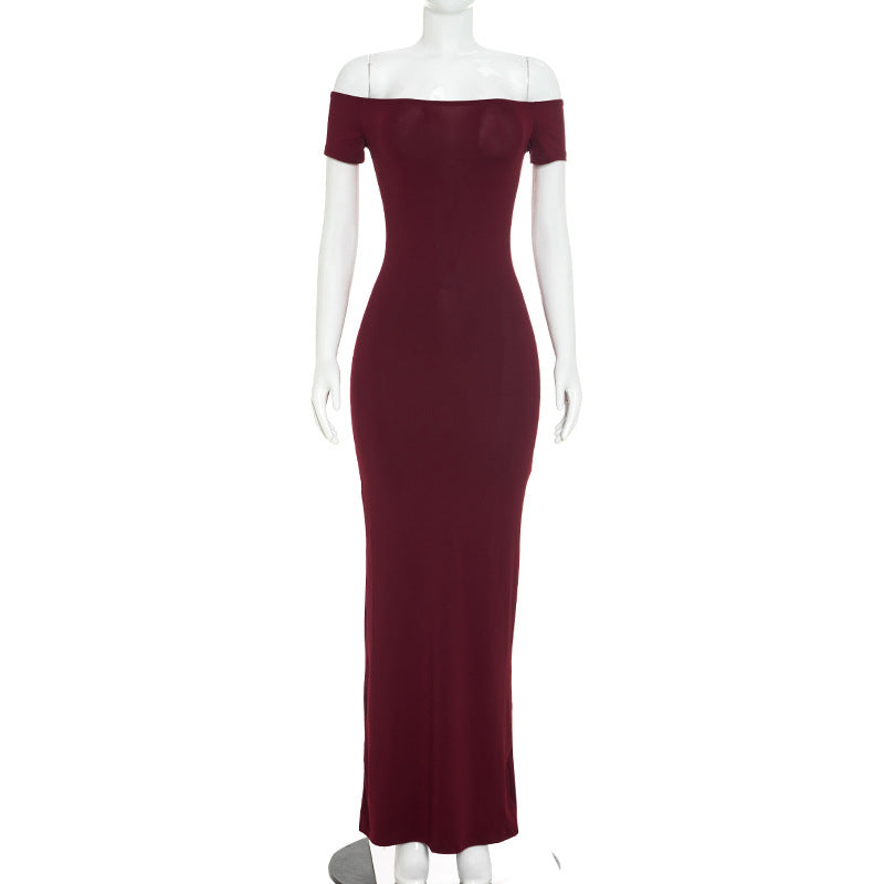 Women's Off Shoulder Maxi Dress