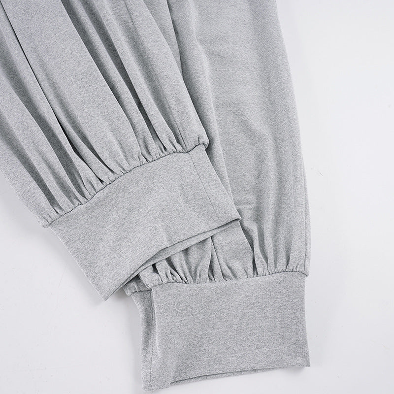 Women's High Waist Harem Shorts