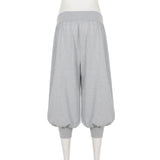 Women's High Waist Harem Shorts