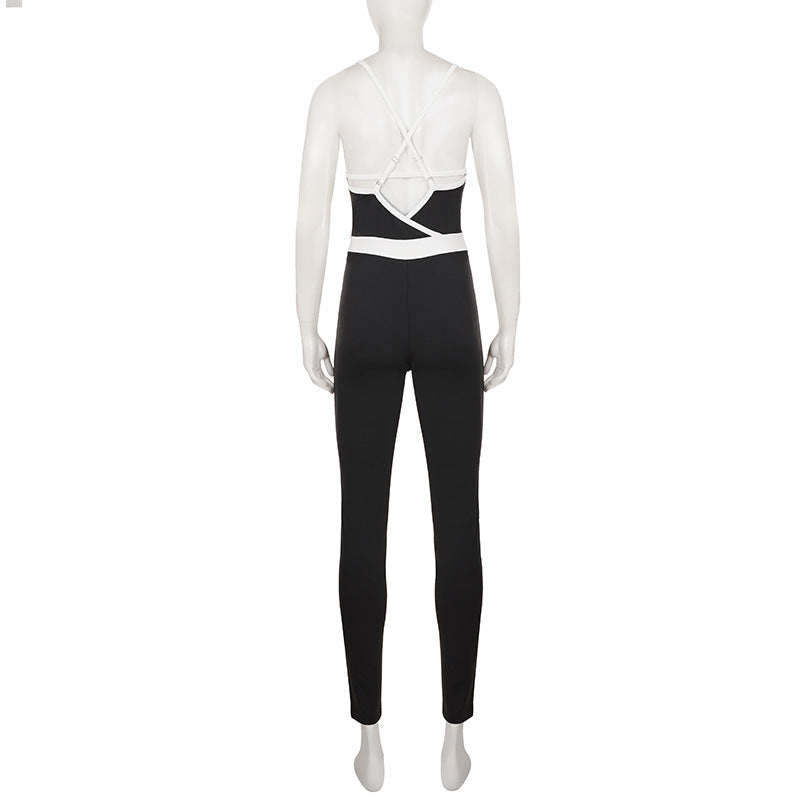 Women's Cutout Active Jumpsuit