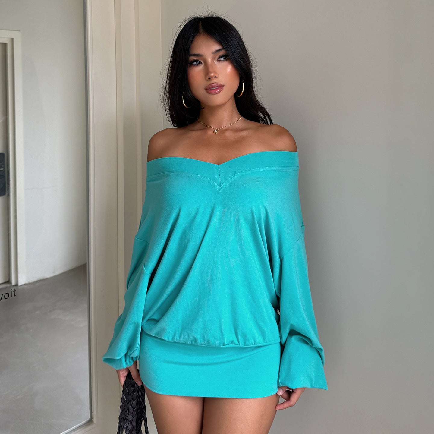 Women's Off Shoulder Mini Dress