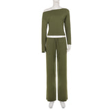 Women's Off Shoulder Lounge Set 2 Piece