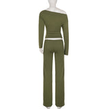 Women's Off Shoulder Lounge Set 2 Piece
