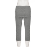 Women's High Waist Capri Pants