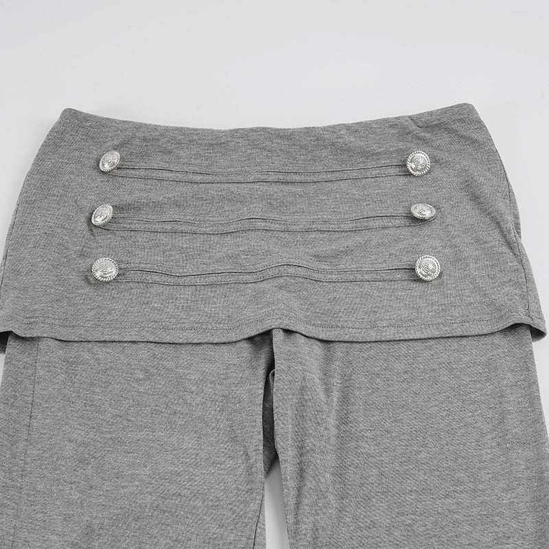 Women's High Waist Capri Pants