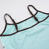 Women's Bow Detail Tank Top & Shorts Set