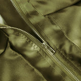 Women's Zip Front Bomber Jacket