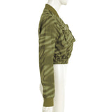 Women's Zip Front Bomber Jacket