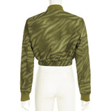 Women's Zip Front Bomber Jacket