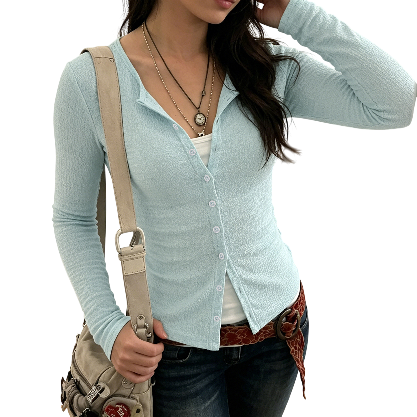 Women's Button Front Knit Cardigan