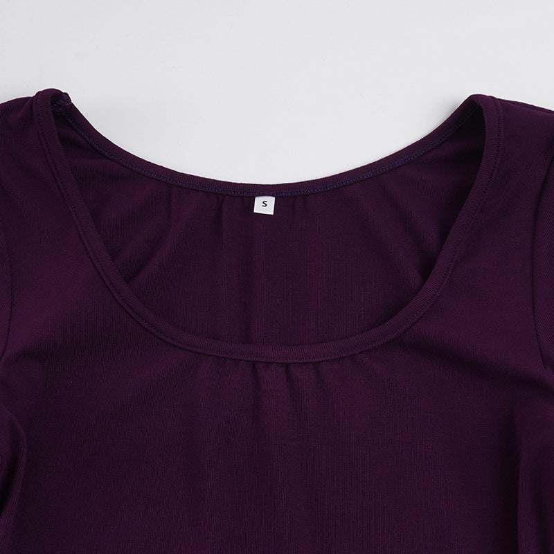 Women's Square Neck Fitted Top