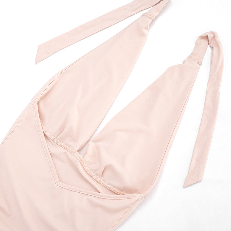 Women's Halter Bodycon Mini Dress