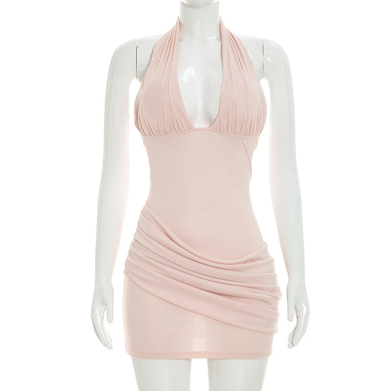 Women's Halter Bodycon Mini Dress