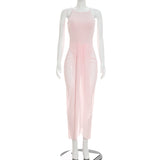 Women's Sleeveless Mesh Maxi Dress