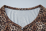 Women's Leopard Top & Pants Set