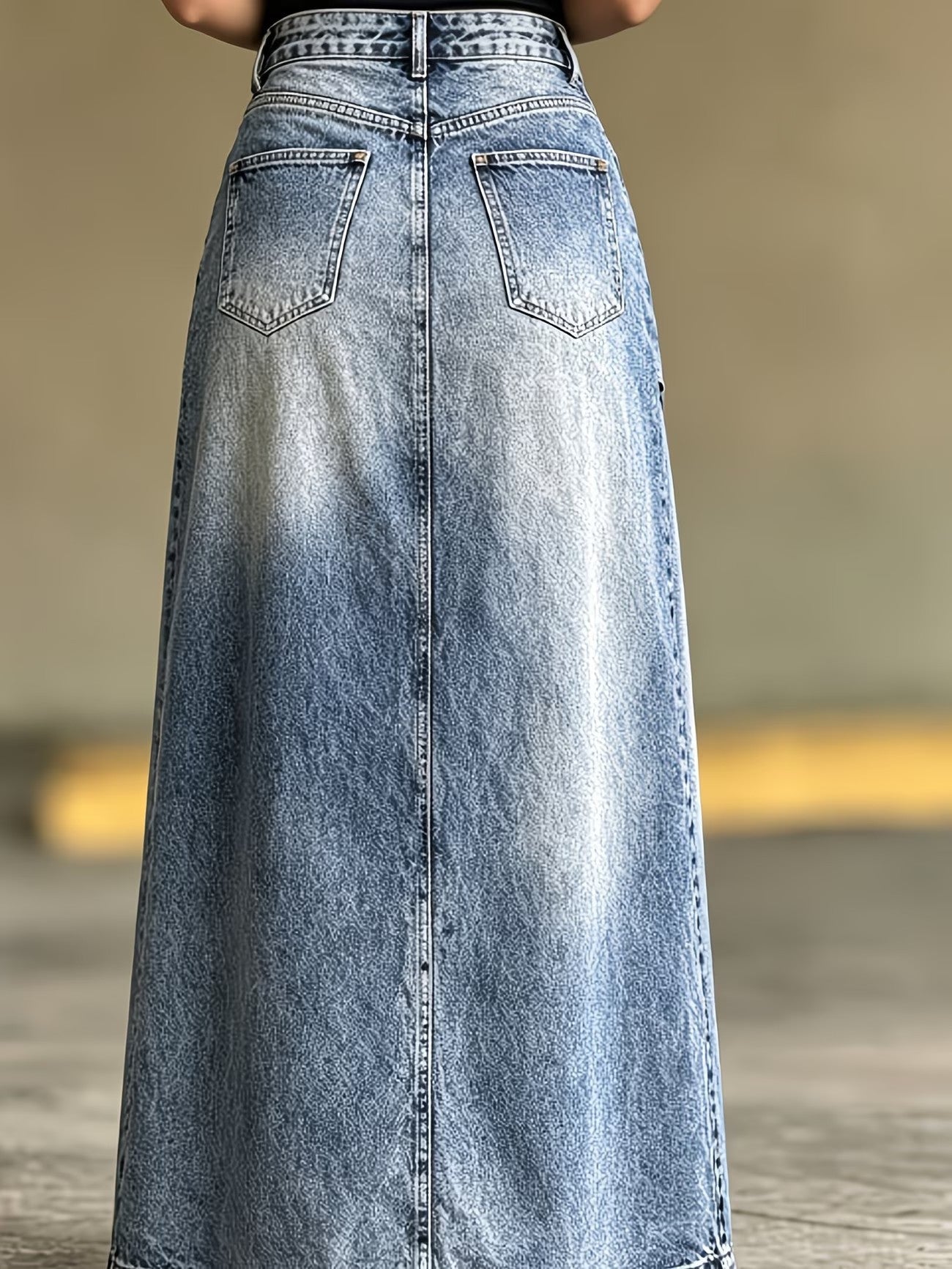 Women's Wrap Front Maxi Skirt