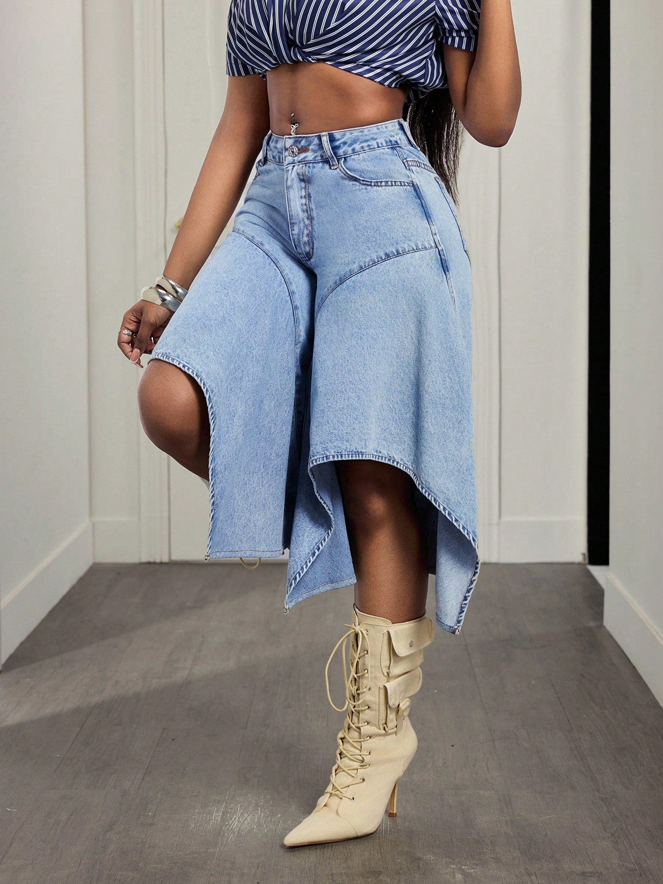 Women's Handkerchief Hem Shorts