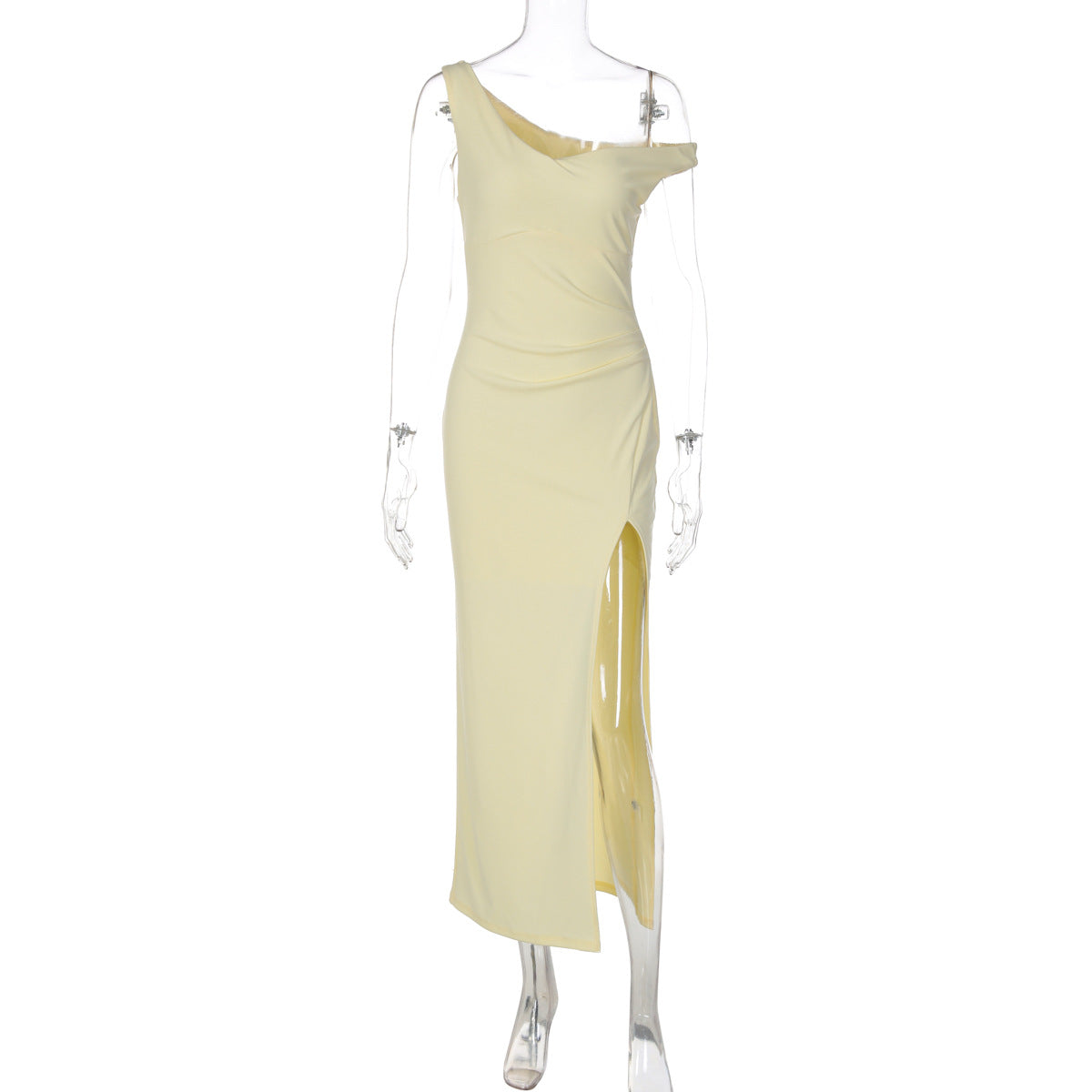 Women's One Shoulder Maxi Dress
