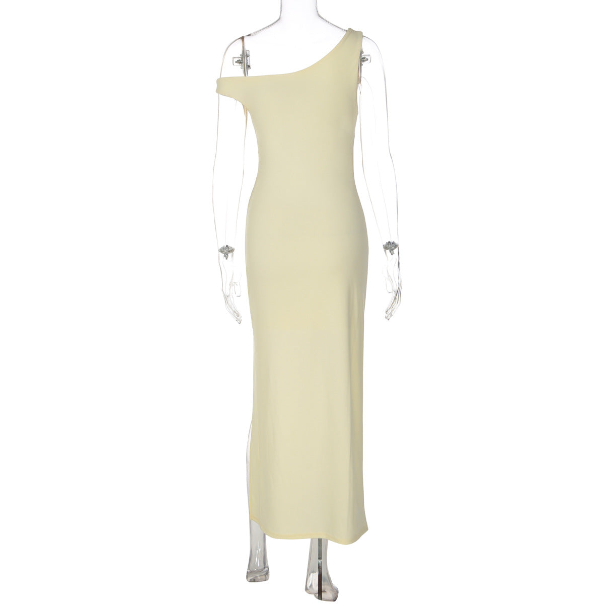 Women's One Shoulder Maxi Dress