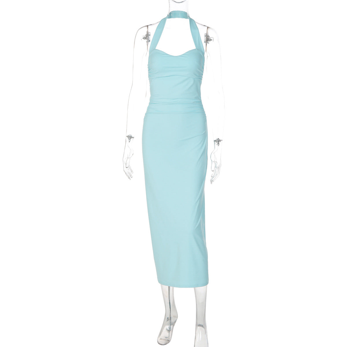 Women's Halter Bodycon Maxi Dress