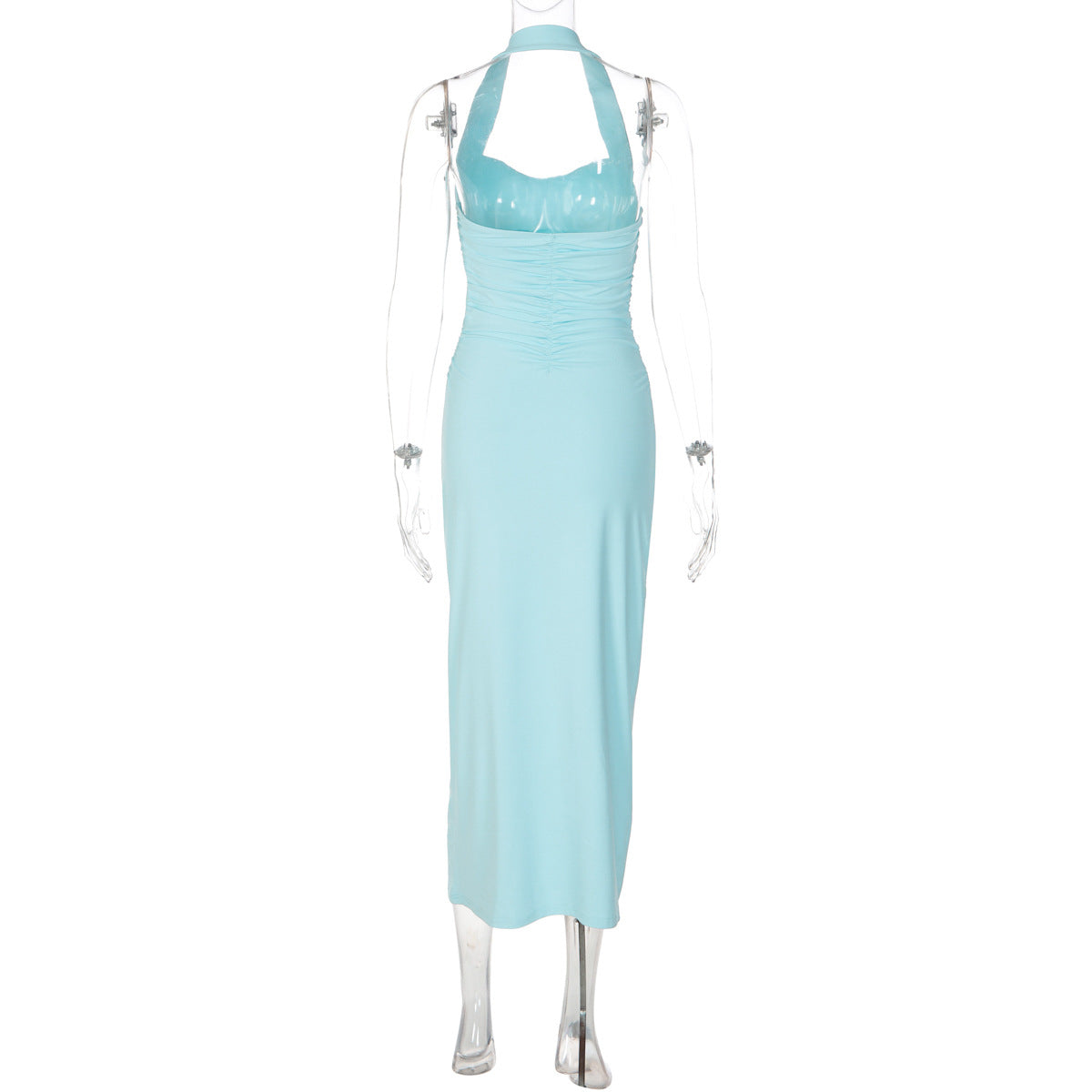 Women's Halter Bodycon Maxi Dress