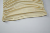 Women's Ruched Wrap Bodycon Mini Dress