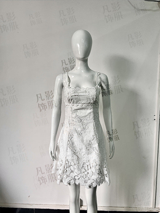 Women's Lace Fit & Flare Mini Dress