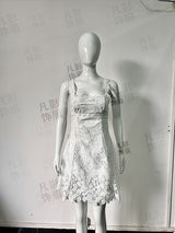 Women's Lace Fit & Flare Mini Dress
