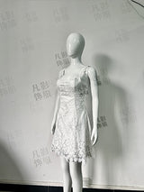 Women's Lace Fit & Flare Mini Dress